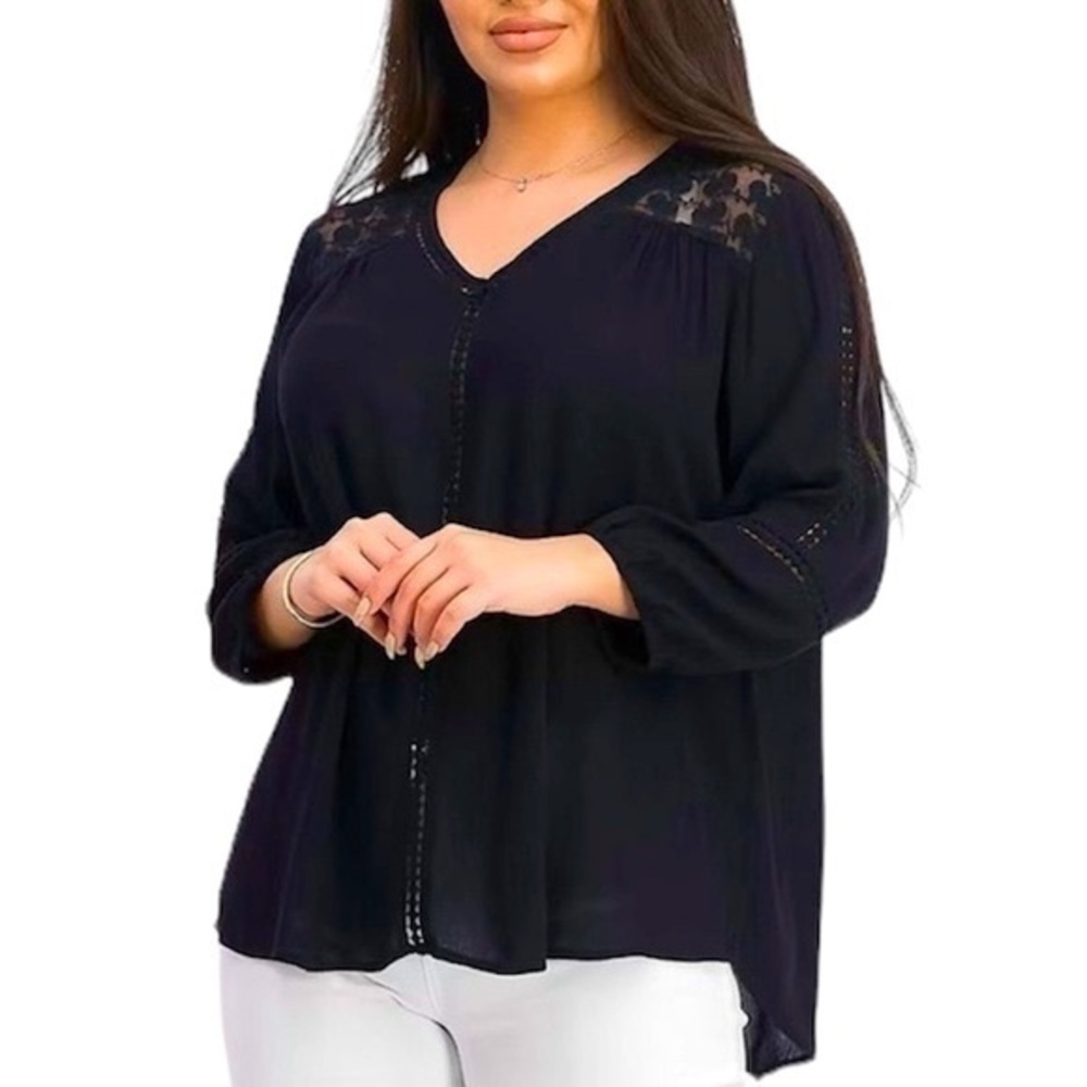 Stitchfix JohnPaulRichard Peasant Lace Top - Picture 7 of 7